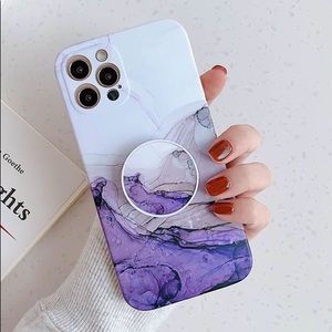 iPhone 12 Pro Max 11 12 Case Marble With Holder